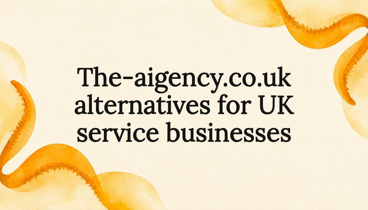 The-aigency.co.uk alternatives for UK service businesses