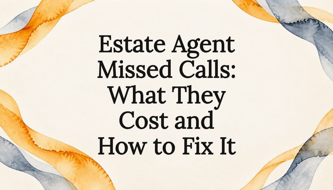 Estate Agent Missed Calls: What They Cost and How to Fix It