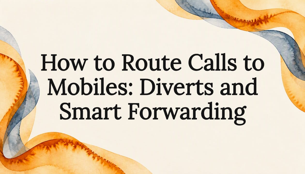 How to Route Calls to Mobiles: Diverts and Smart Forwarding